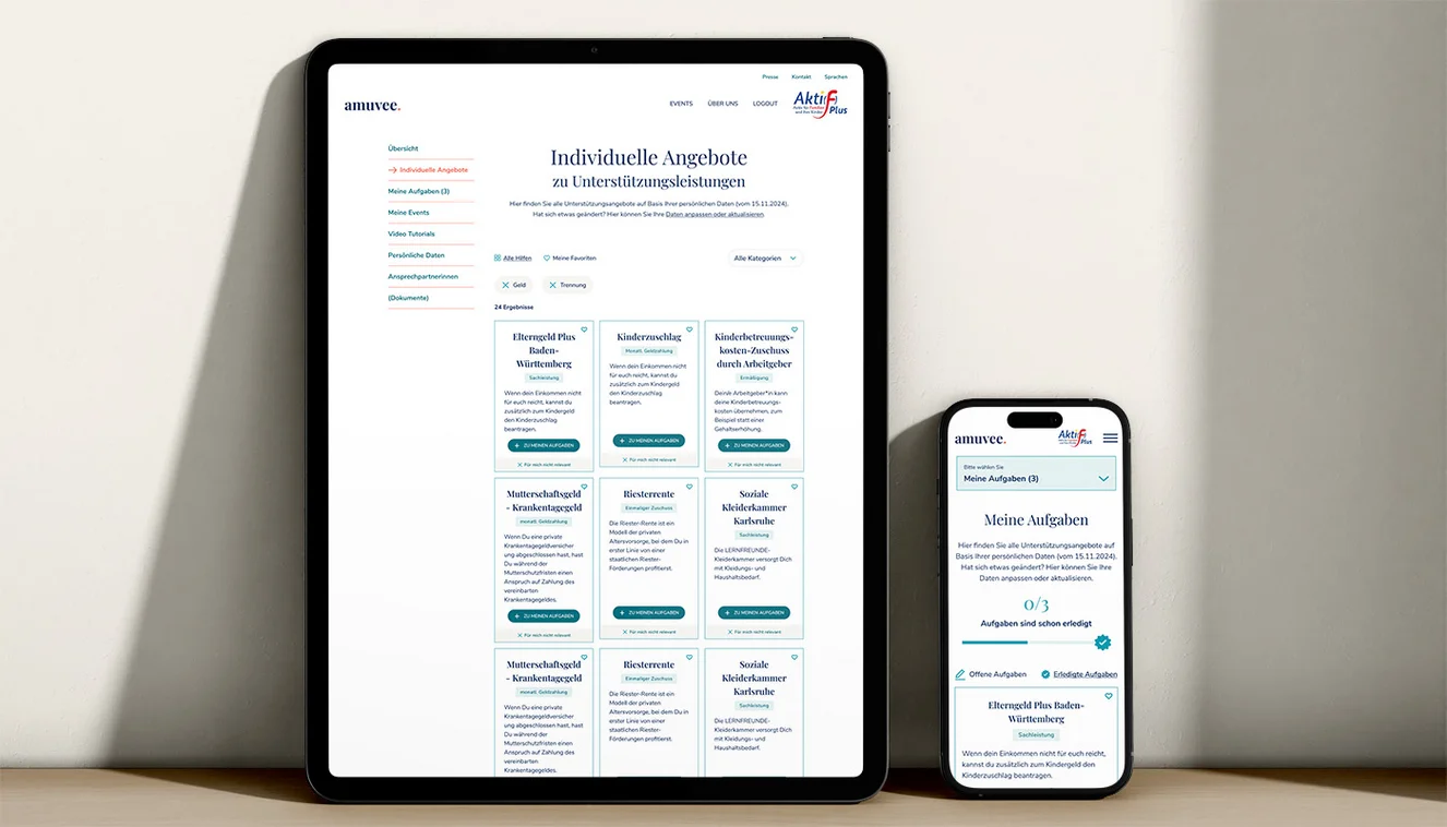 amuvee.Karlsruhe – Kulturplattform Website Referenz der eyeworkers GmbH