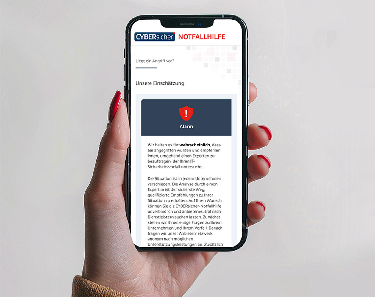 CYBERsicher Notfallhilfe – Einblick 2