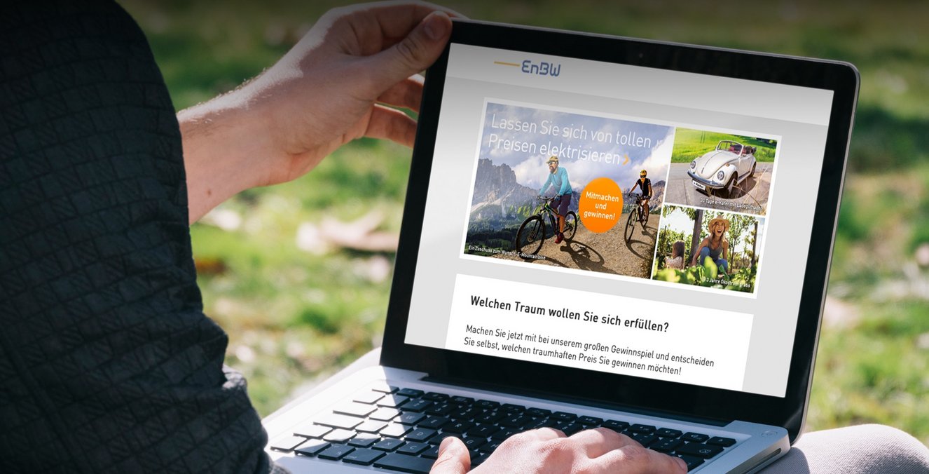 EnBW – Gewinnspiel App, Referenzprojekt der eyeworkers GmbH