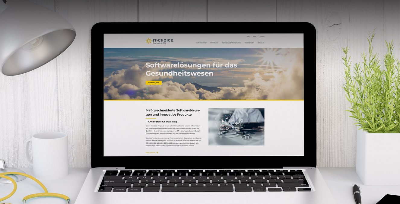 IT-Choice – Website Relaunch und Logodesign, Referenz eyeworkers