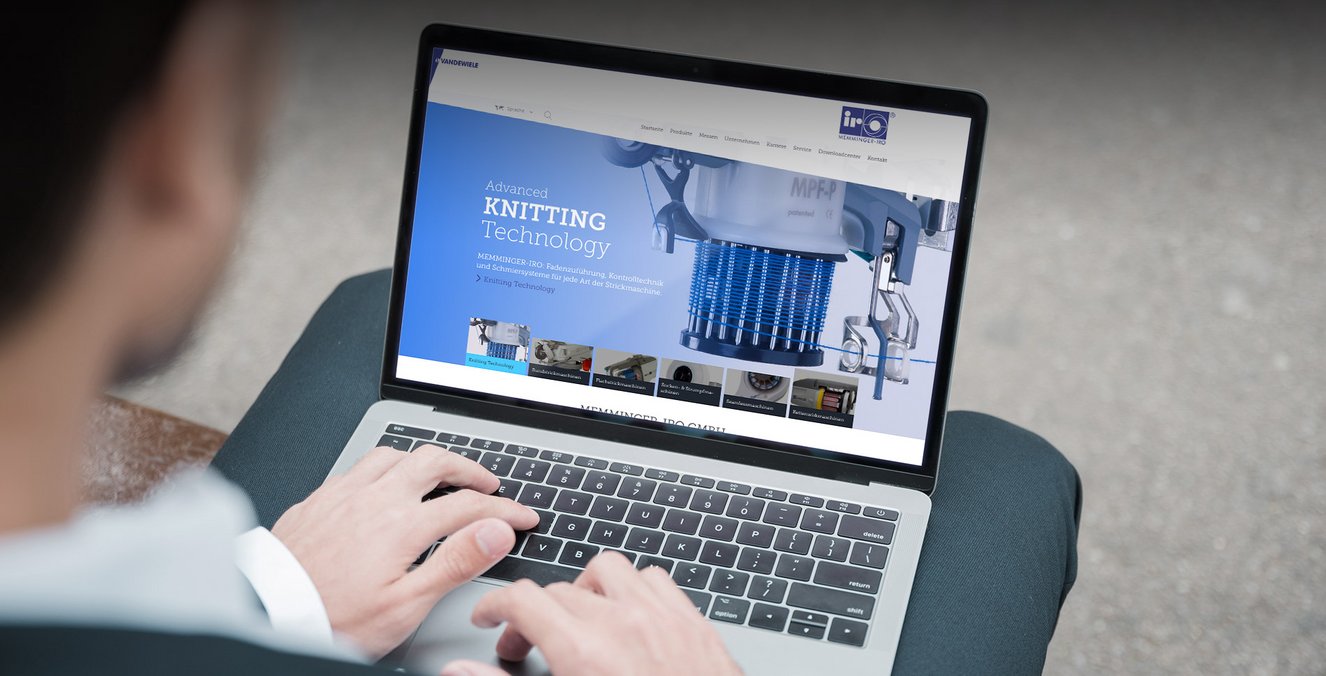 Memminger IRO – Website Relaunch Weltmarktführer Fadenzuführung, Referenz eyeworkers