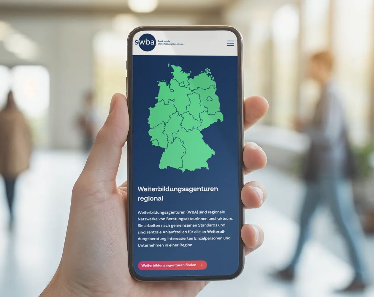 Servicestelle Weiterbildungsagenturen (SWBA) – Einblick 1