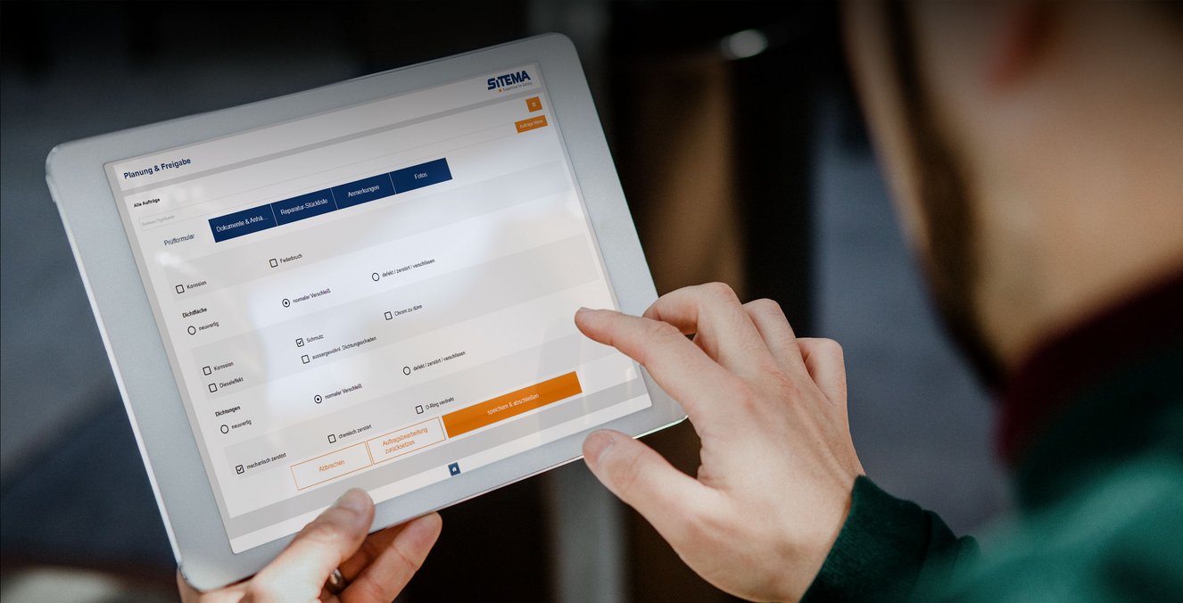 Sitema App – Digitalisierung der Eingangsprüfung, Referenz eyeworkers