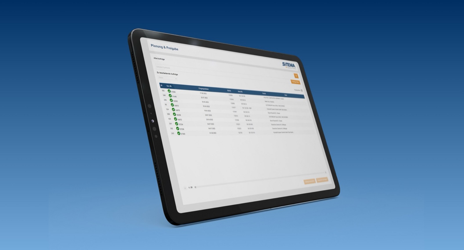 Sitema App – Einblick 3