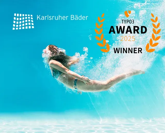 TYPO3-Website der Karlsruher Bäder