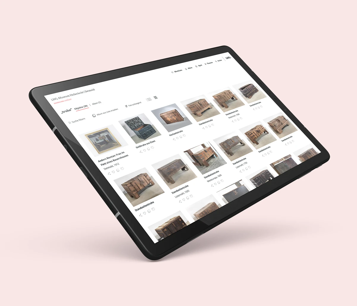 LWL-Freilichtmuseum Detmold — Online-Sammlung mit Gamification