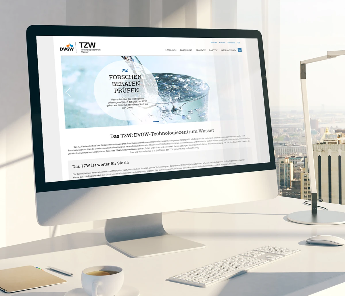 TZW – Technologiezentrum Wasser – Referenzprojekt